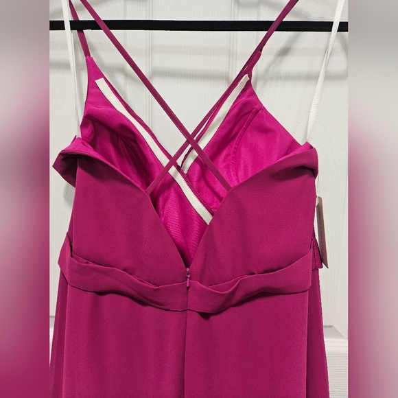 Tulle & Chantilly Pink Formal Gown - Picture 7 of 10